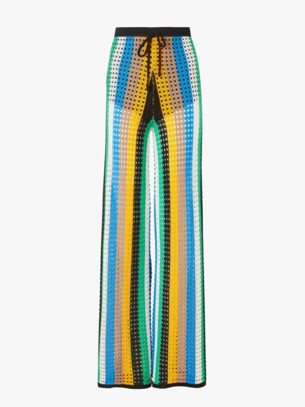 Mango x Simon Miller Striped Crochet Pants